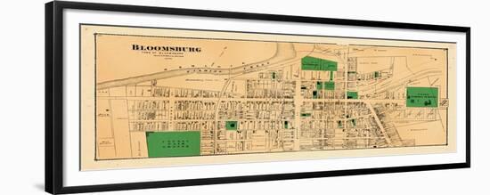 1876, Bloomsburg 1, Pennsylvania, United States-null-Framed Premium Giclee Print