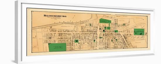 1876, Bloomsburg 1, Pennsylvania, United States-null-Framed Premium Giclee Print