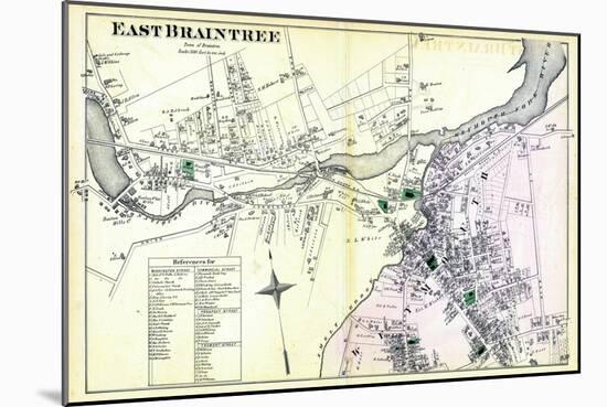 1876, Braintree Town East, East Braintree, Massachusetts, United States-null-Mounted Giclee Print