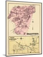 1876, Braintree, West Corners - Randolph, Massachusetts, United States-null-Mounted Giclee Print