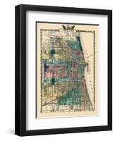 1876, Chicago, Illinois, United States-null-Framed Giclee Print