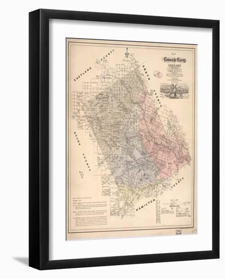 1876, Comanche County 1876, Texas, United States-null-Framed Giclee Print