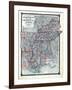 1876, County Map Tennessee, Kentucky, Alabana, Mississippi, Arkansas and Louisiana, Missouri, Unite-null-Framed Giclee Print