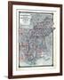 1876, County Map Tennessee, Kentucky, Alabana, Mississippi, Arkansas and Louisiana, Missouri, Unite-null-Framed Giclee Print