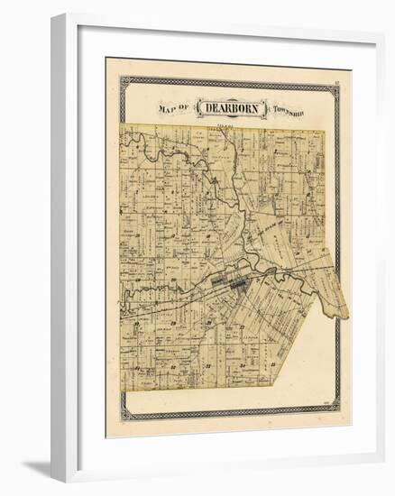 1876, Dearborn Township, Rouge, Michigan, United States-null-Framed Giclee Print