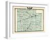 1876, Effingham County Map, Illinois, United States-null-Framed Giclee Print