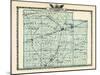 1876, Effingham County Map, Illinois, United States-null-Mounted Giclee Print