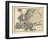 1876, Europe-null-Framed Giclee Print