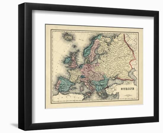 1876, Europe-null-Framed Giclee Print