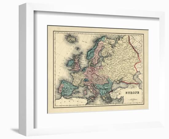 1876, Europe-null-Framed Giclee Print