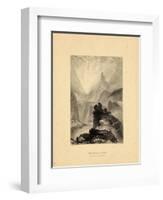 1876, Green River View of the Azure Cliffs, Colorado, United States-null-Framed Giclee Print