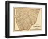 1876, Grosse Point Township, Detroit River, Lake St. Clair, Michigan, United States-null-Framed Giclee Print