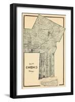 1876, Hamtramck Township, Detroit River, Leesville P.O., Norris, Belle Isle, Michigan, United State-null-Framed Giclee Print