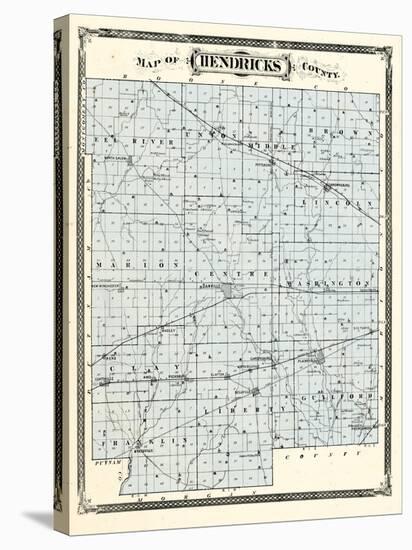 1876, Hendricks County, Indiana, United States-null-Stretched Canvas