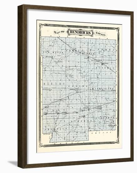 1876, Hendricks County, Indiana, United States-null-Framed Giclee Print