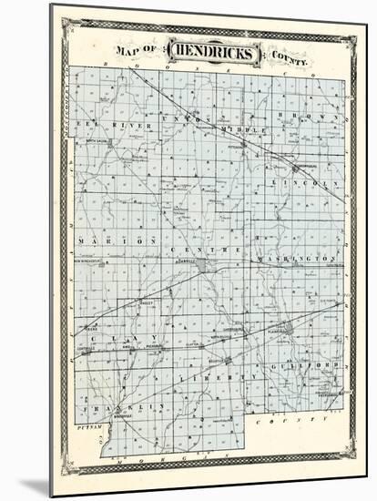 1876, Hendricks County, Indiana, United States-null-Mounted Giclee Print