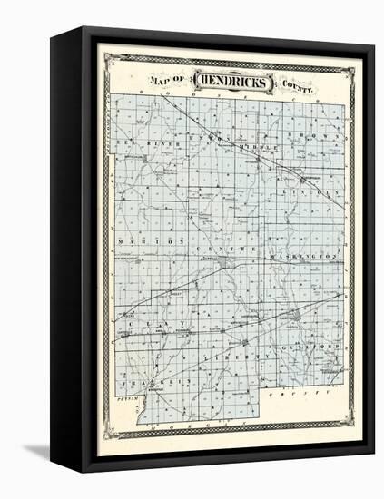 1876, Hendricks County, Indiana, United States-null-Framed Stretched Canvas