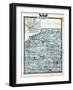 1876, Henry County Map, Galva, Illinois, United States-null-Framed Giclee Print