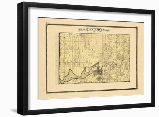 1876, Holand Township, Michigan, United States-null-Framed Giclee Print