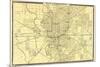 1876, Indianapolis - Plan, Indiana, United States-null-Mounted Giclee Print