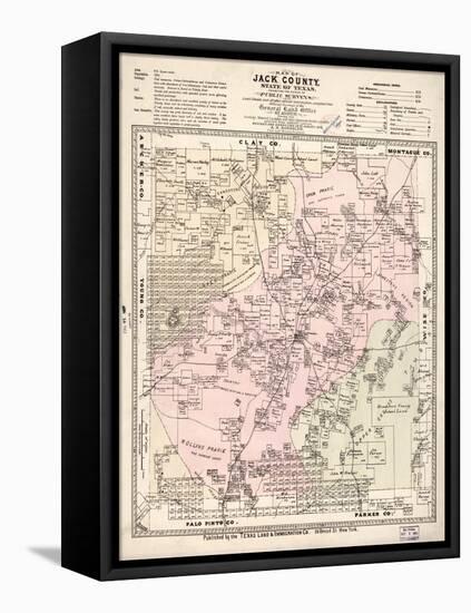 1876, Jack County 1876, Texas, United States-null-Framed Stretched Canvas