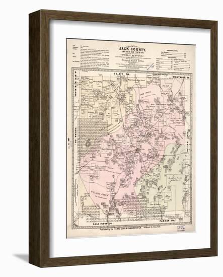 1876, Jack County 1876, Texas, United States-null-Framed Giclee Print