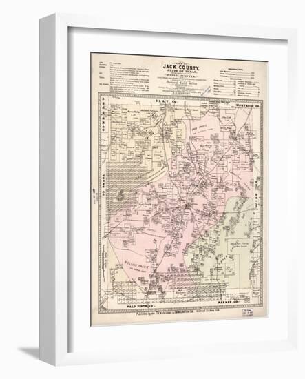 1876, Jack County 1876, Texas, United States-null-Framed Giclee Print