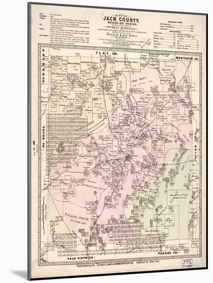 1876, Jack County 1876, Texas, United States-null-Mounted Giclee Print