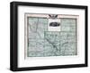 1876, Kankakee County Map, Gilman, Kankakee, Illinois, United States-null-Framed Giclee Print