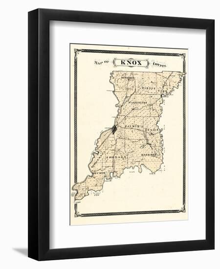 1876, Knox County, Indiana, United States-null-Framed Premium Giclee Print