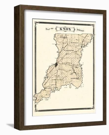 1876, Knox County, Indiana, United States-null-Framed Giclee Print