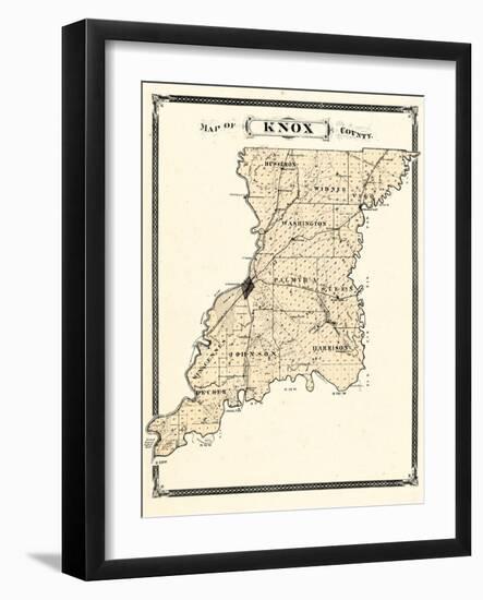 1876, Knox County, Indiana, United States-null-Framed Giclee Print
