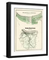 1876, Maysville - Outline Plan, Upper Maysville, Kentucky, United States-null-Framed Giclee Print