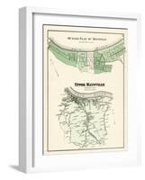 1876, Maysville - Outline Plan, Upper Maysville, Kentucky, United States-null-Framed Giclee Print