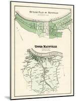 1876, Maysville - Outline Plan, Upper Maysville, Kentucky, United States-null-Mounted Giclee Print