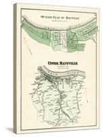 1876, Maysville - Outline Plan, Upper Maysville, Kentucky, United States-null-Stretched Canvas