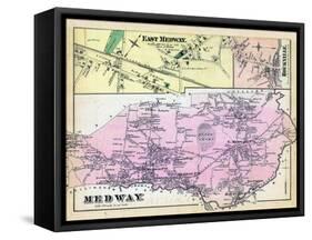 1876, Medway, East Medway, Medway East, Rockville, Massachusetts, United States-null-Framed Stretched Canvas