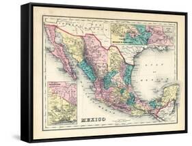 1876, Mexico, Panama, North America-null-Framed Stretched Canvas