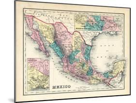 1876, Mexico, Panama, North America-null-Mounted Giclee Print