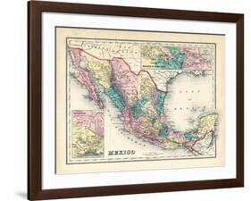 1876, Mexico, Panama, North America-null-Framed Giclee Print