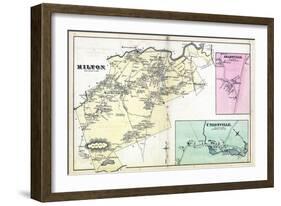 1876, Milton, Adamsville, Unionville, Massachusetts, United States-null-Framed Giclee Print