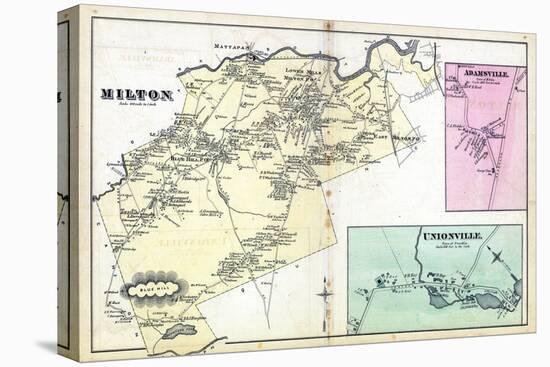 1876, Milton, Adamsville, Unionville, Massachusetts, United States-null-Stretched Canvas