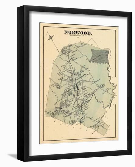 1876, Norwood, Massachusetts, United States-null-Framed Giclee Print
