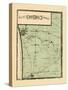 1876, Ottawa County Map, Michigan, United States-null-Stretched Canvas