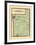 1876, Ottawa County Map, Michigan, United States-null-Framed Giclee Print