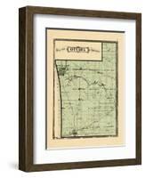 1876, Ottawa County Map, Michigan, United States-null-Framed Giclee Print