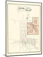 1876, Pearl River Map, New York, United States-null-Mounted Giclee Print