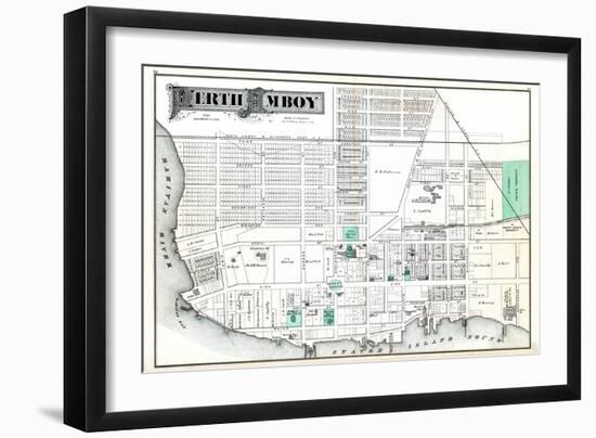 1876, Perth Amboy, New Jersey, United States-null-Framed Giclee Print