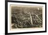 1876, Philadelphia Centennial Exhibition Bird's Eye View by Harper's Weekly, Pennsylvani-null-Framed Giclee Print