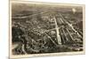 1876, Philadelphia Centennial Exhibition Bird's Eye View by Harper's Weekly, Pennsylvani-null-Mounted Giclee Print